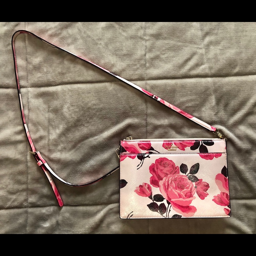 Kate Spade Floral Crossbody - Picture 1 of 4